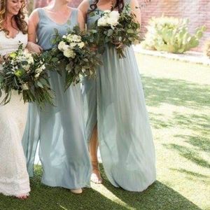 Bridesmaid or formal dress size 6/8 light blue